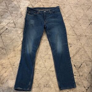 Levi's Men's Dark Blue Straight Jeans